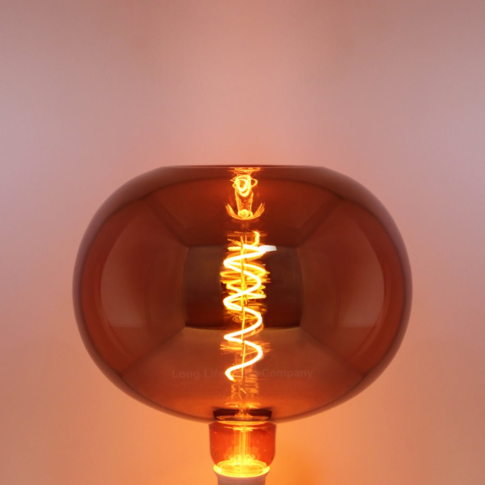 4w LED Decorative Metallic Glass Apple Copper Coil Filament Light Bulb E27 - Energy Light Bulbs - Free delivery on all orders