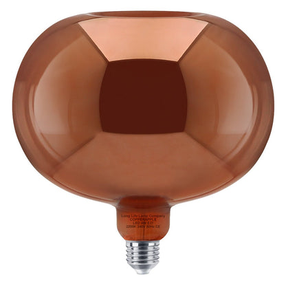 4w LED Decorative Metallic Glass Apple Copper Coil Filament Light Bulb E27 - Energy Light Bulbs - Free delivery on all orders
