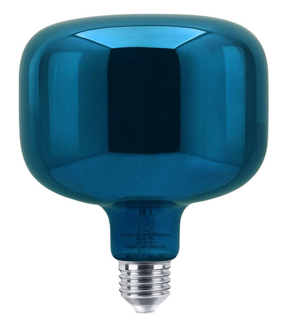 4w LED Decorative Metallic Glass Blue Coil Filament Light Bulb E27 - Energy Light Bulbs - Free delivery on all orders