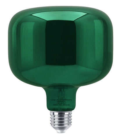 4w LED Decorative Metallic Glass Green Coil Filament Light Bulb E27 - Energy Light Bulbs - Free delivery on all orders