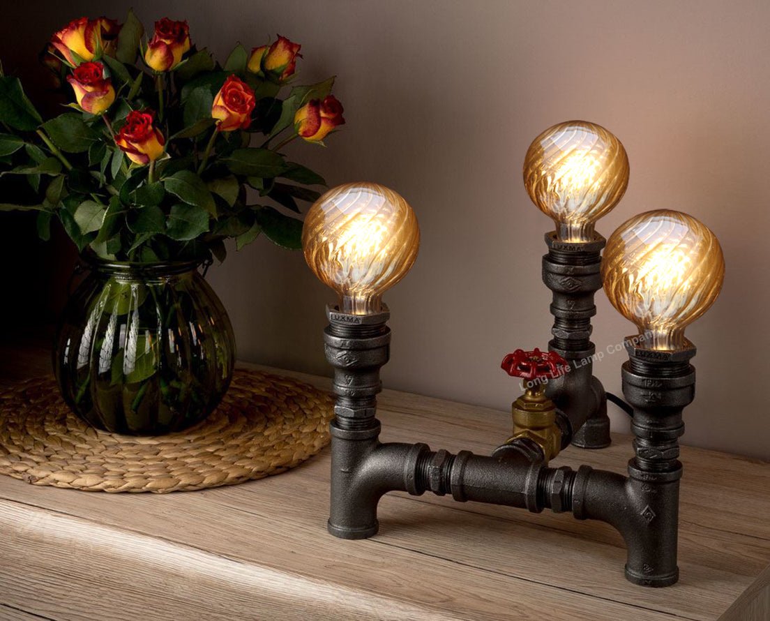 4w LED E27 Vintage Twisted Globe Edison Style Filament Bulb Smoked Gold Glass G95 - Energy Light Bulbs - Free delivery on all orders