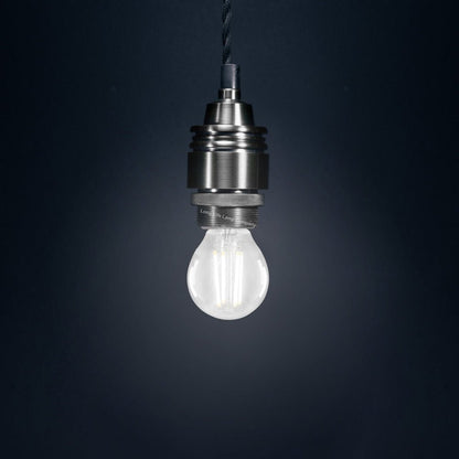 4w LED Filament Golf Ball Light Bulb E14 Cool White Clear Glass Pack Of 2 - Energy Light Bulbs - Free delivery on all orders