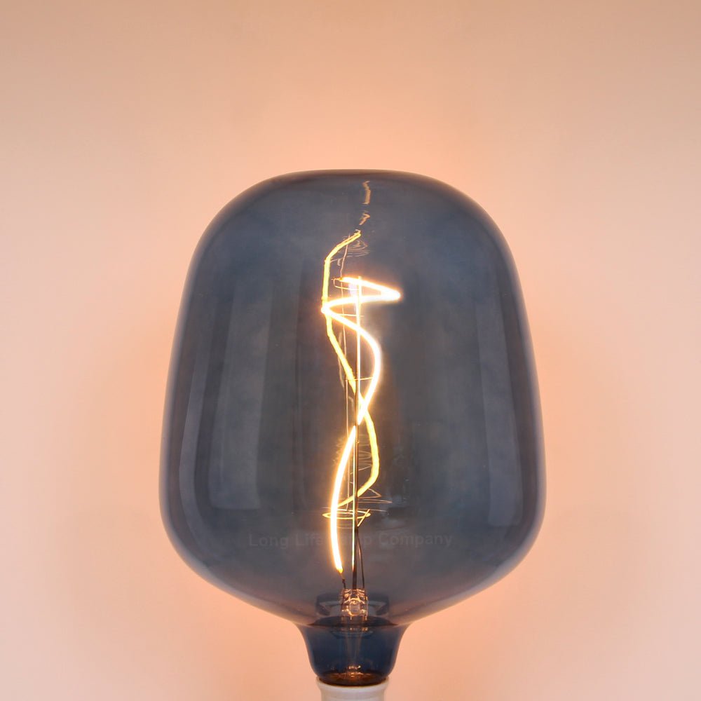 4w LED Glass Decorative Inverted Vase Filament Light Bulb Blue E27 2200K - Energy Light Bulbs - Free delivery on all orders