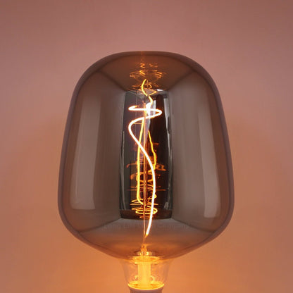 4w LED Glass Decorative Inverted Vase Filament Light Bulb Grey E27 1800K - Energy Light Bulbs - Free delivery on all orders