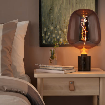 4w LED Glass Decorative Inverted Vase Filament Light Bulb Grey E27 1800K - Energy Light Bulbs - Free delivery on all orders