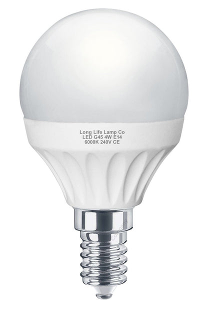 4w LED Golf Ball Light Bulb Cool White B22, E27, E14 - Energy Light Bulbs - Free delivery on all orders
