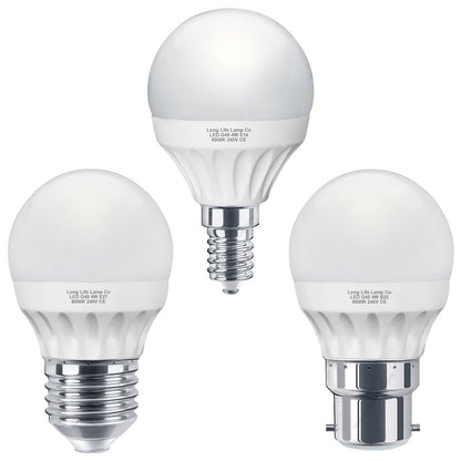 4w LED Golf Ball Light Bulb Cool White B22, E27, E14 - Energy Light Bulbs - Free delivery on all orders