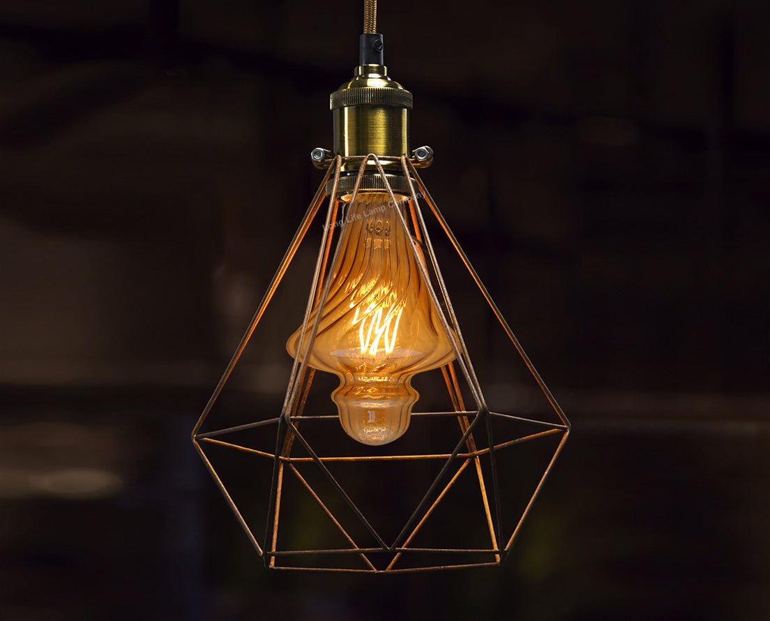 4w LED Imperial Vintage Filament Light Bulb E27 Swirling Gold Glass - Energy Light Bulbs - Free delivery on all orders