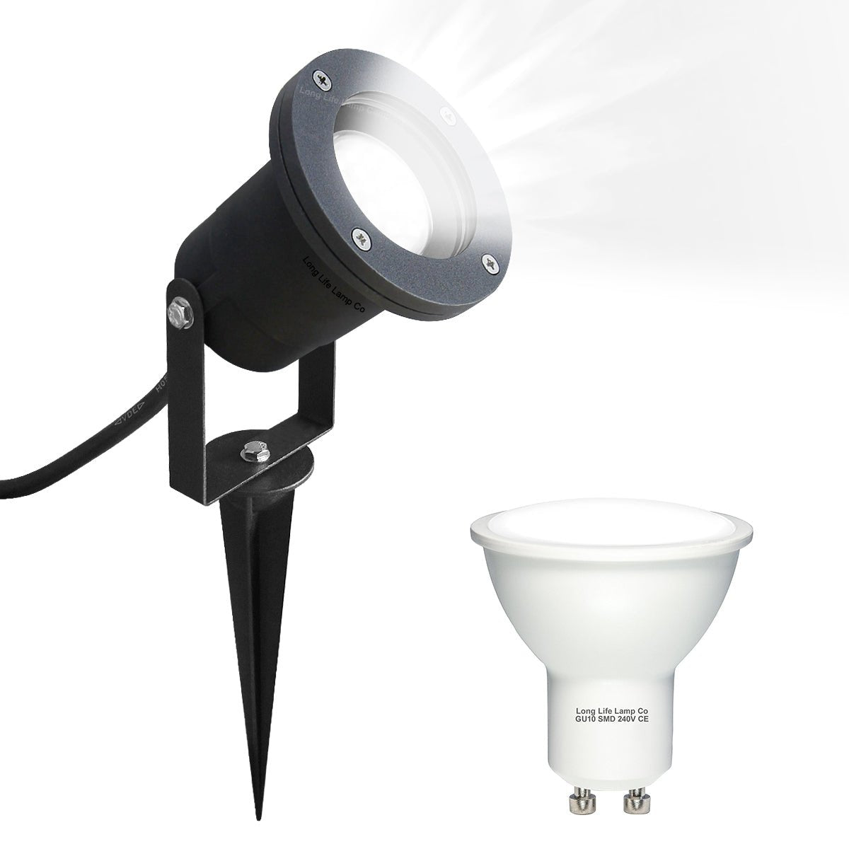 4w LED Outdoor Garden Spike Adjustable IP65 240v - Energy Light Bulbs - Free delivery on all orders