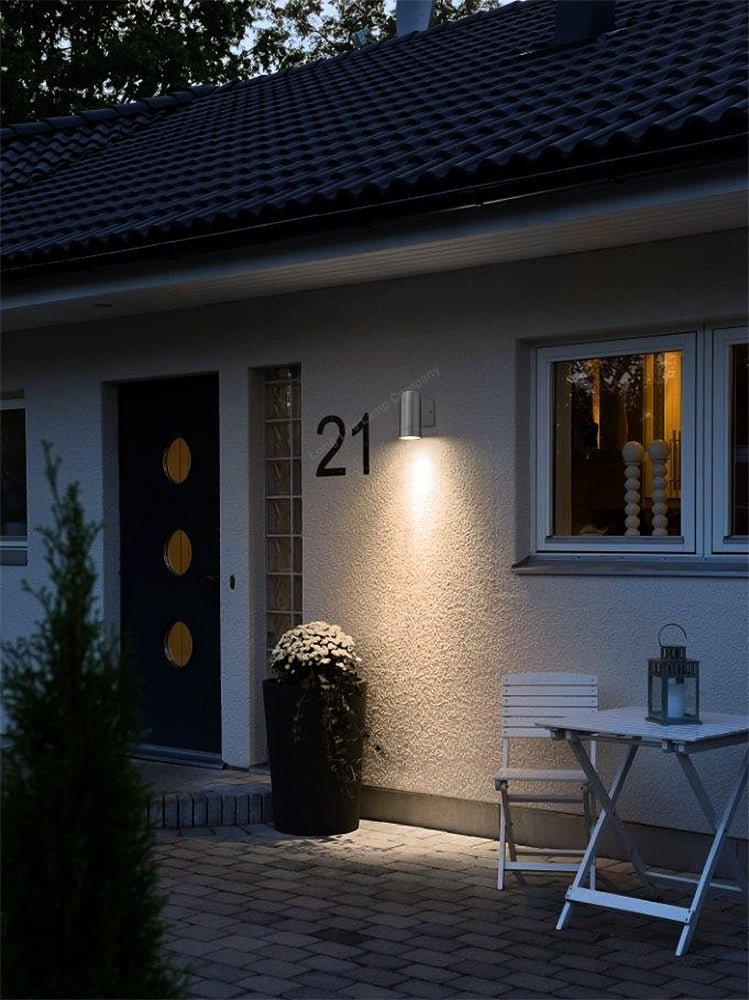 4w LED Single Stainless Steel Wall Light - Energy Light Bulbs - Free delivery on all orders