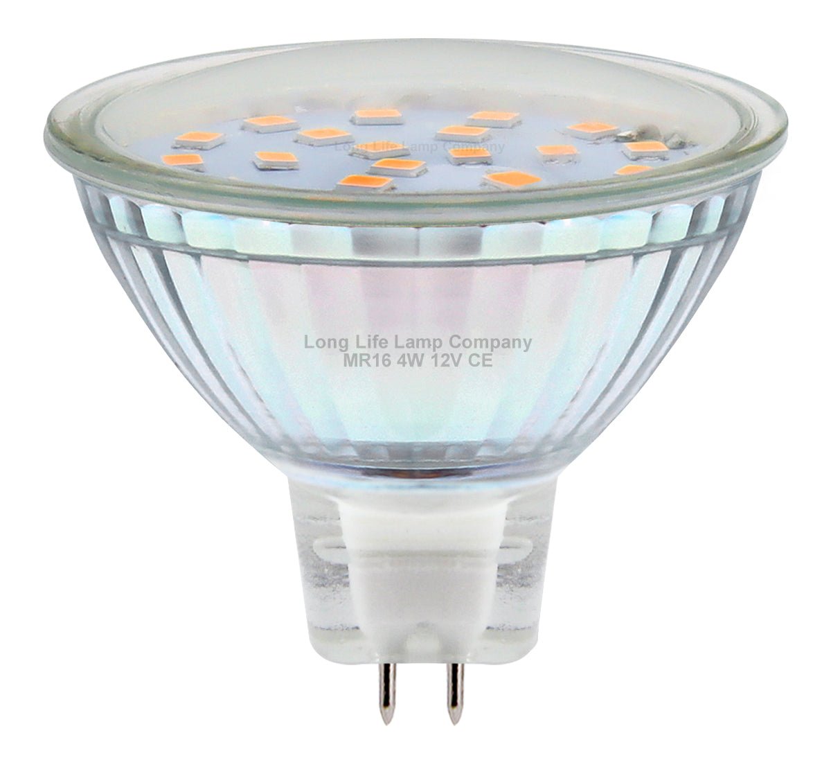 4W MR16 LED Amber Low Voltage Spot Light Bulb 12V - Energy Light Bulbs - Free delivery on all orders