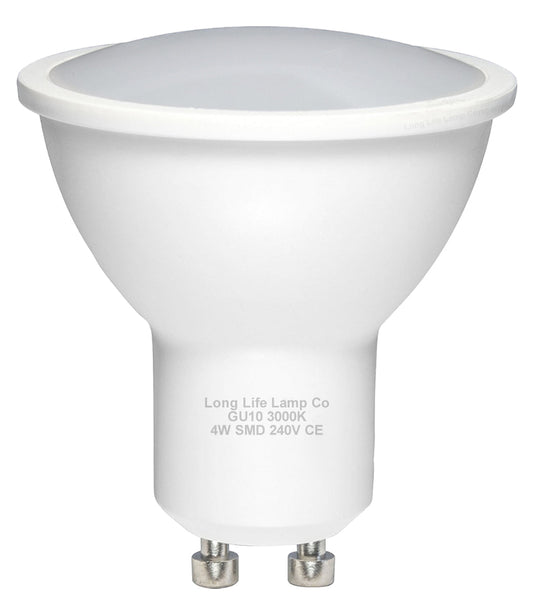 4w SMD LED GU10 Light Bulb High Brightness warm white - Energy Light Bulbs - Free delivery on all orders