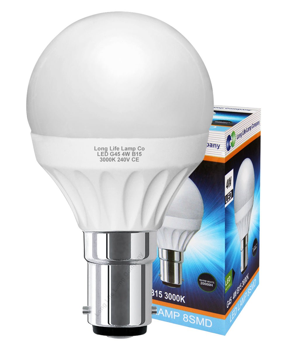 4w Warm White Golf Ball Shape LED Light Bulbs - Free delivery on all orders