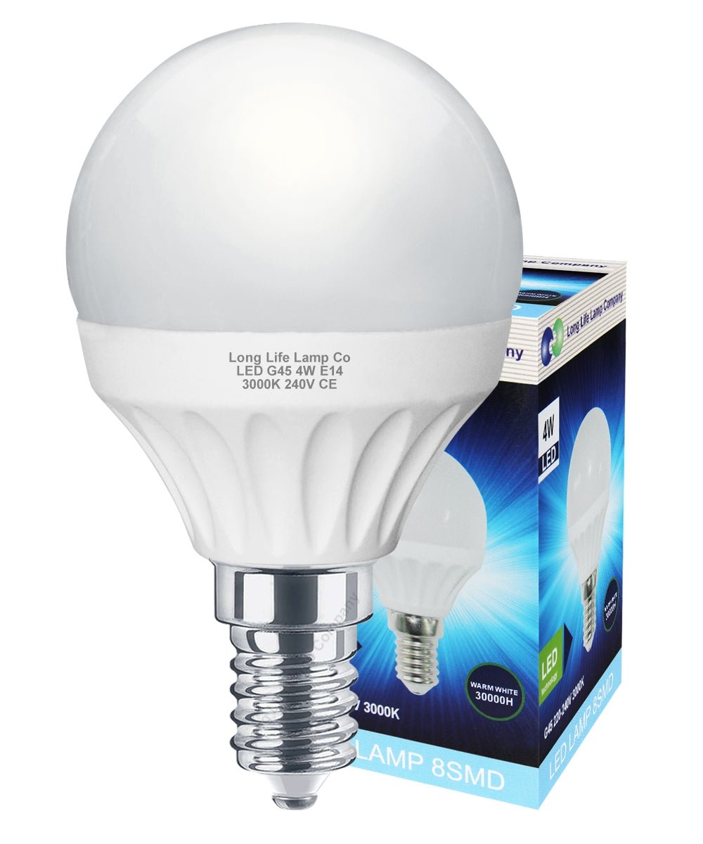 4w Warm White Golf Ball Shape LED Light Bulbs - Energy Light Bulbs - Free delivery on all orders