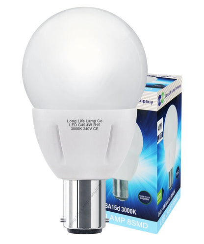 4w Warm White Golf Ball Shape LED Light Bulbs - Energy Light Bulbs - Free delivery on all orders