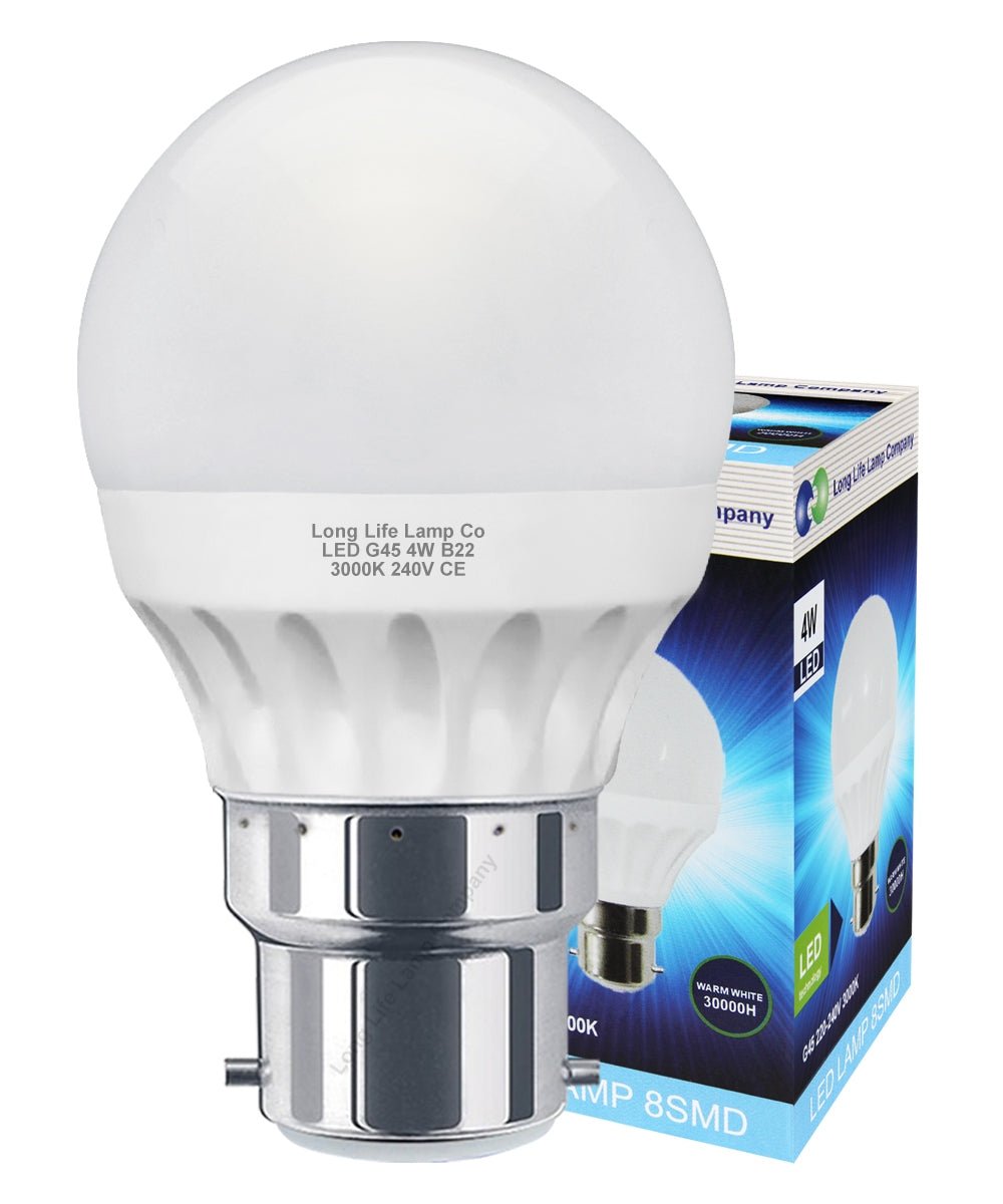 4w Warm White Golf Ball Shape LED Light Bulbs - Energy Light Bulbs - Free delivery on all orders