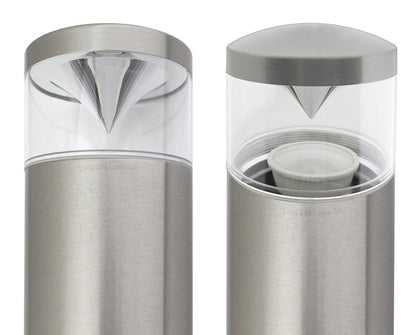 4w Warm White Modern LED Bollard Post Light Stainless Steel - Energy Light Bulbs - Free delivery on all orders