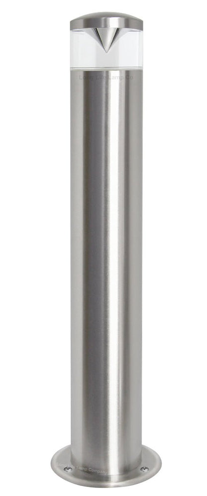 4w Warm White Modern LED Bollard Post Light Stainless Steel - Energy Light Bulbs - Free delivery on all orders