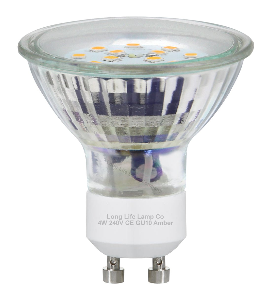 4w Yellow GU10 LED Colour Light Bulb - Energy Light Bulbs - Free delivery on all orders