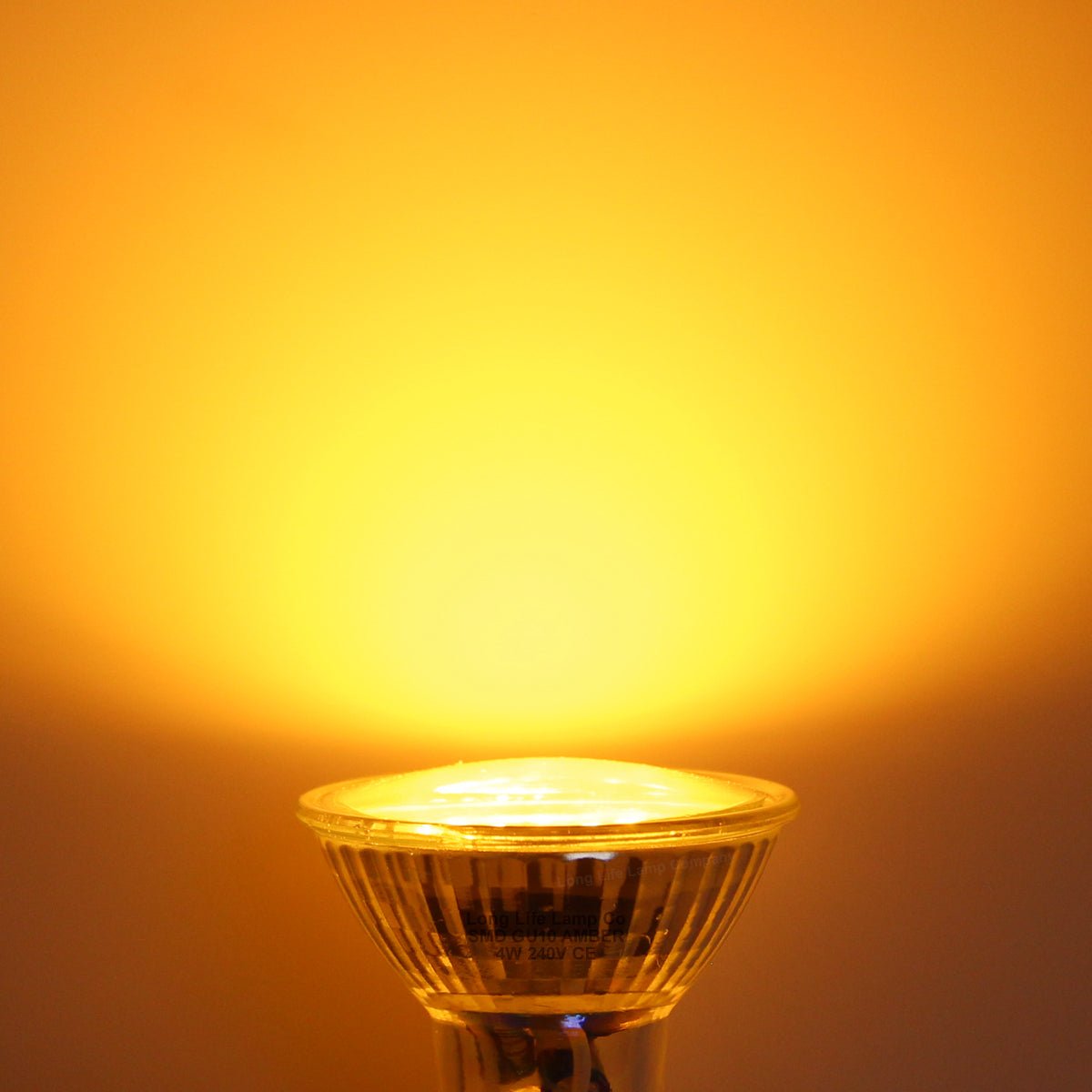 4w Yellow GU10 LED Colour Light Bulb - Energy Light Bulbs - Free delivery on all orders