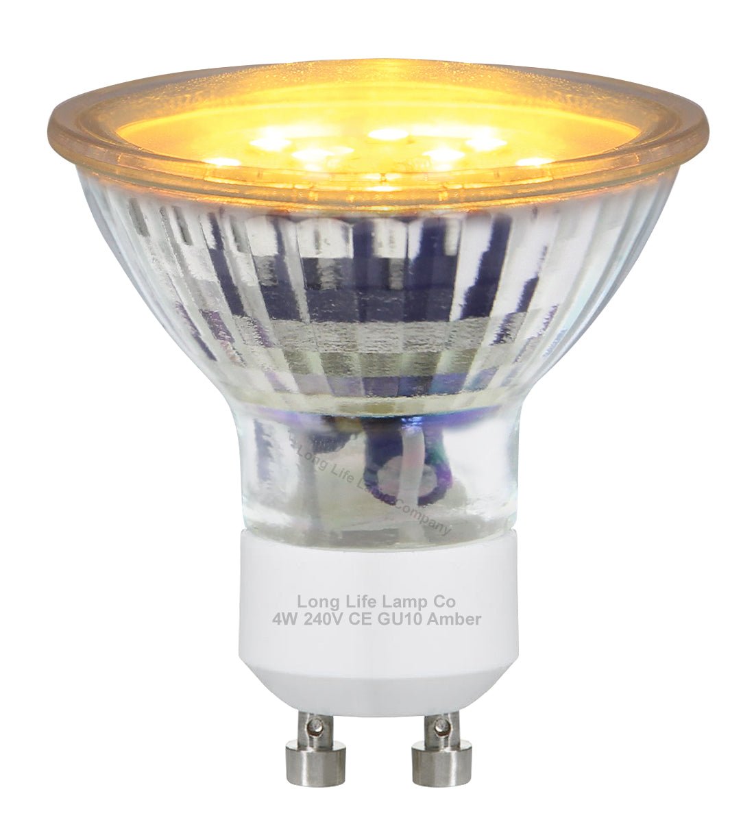 4w Yellow GU10 LED Colour Light Bulb - Energy Light Bulbs - Free delivery on all orders