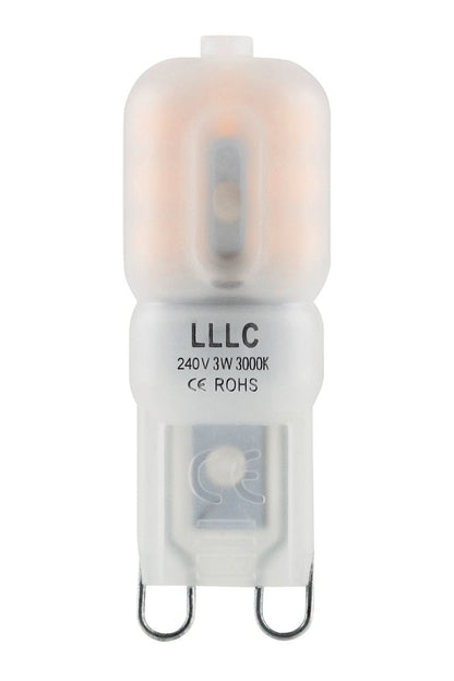 5 Pack 3W G9 LED Bulbs Warm White 30W Equivalent - Energy Light Bulbs - Free delivery on all orders