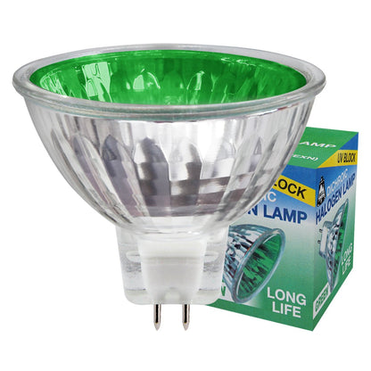 50W Green MR16 Halogen 12V Low Voltage Light Bulb - Energy Light Bulbs - Free delivery on all orders