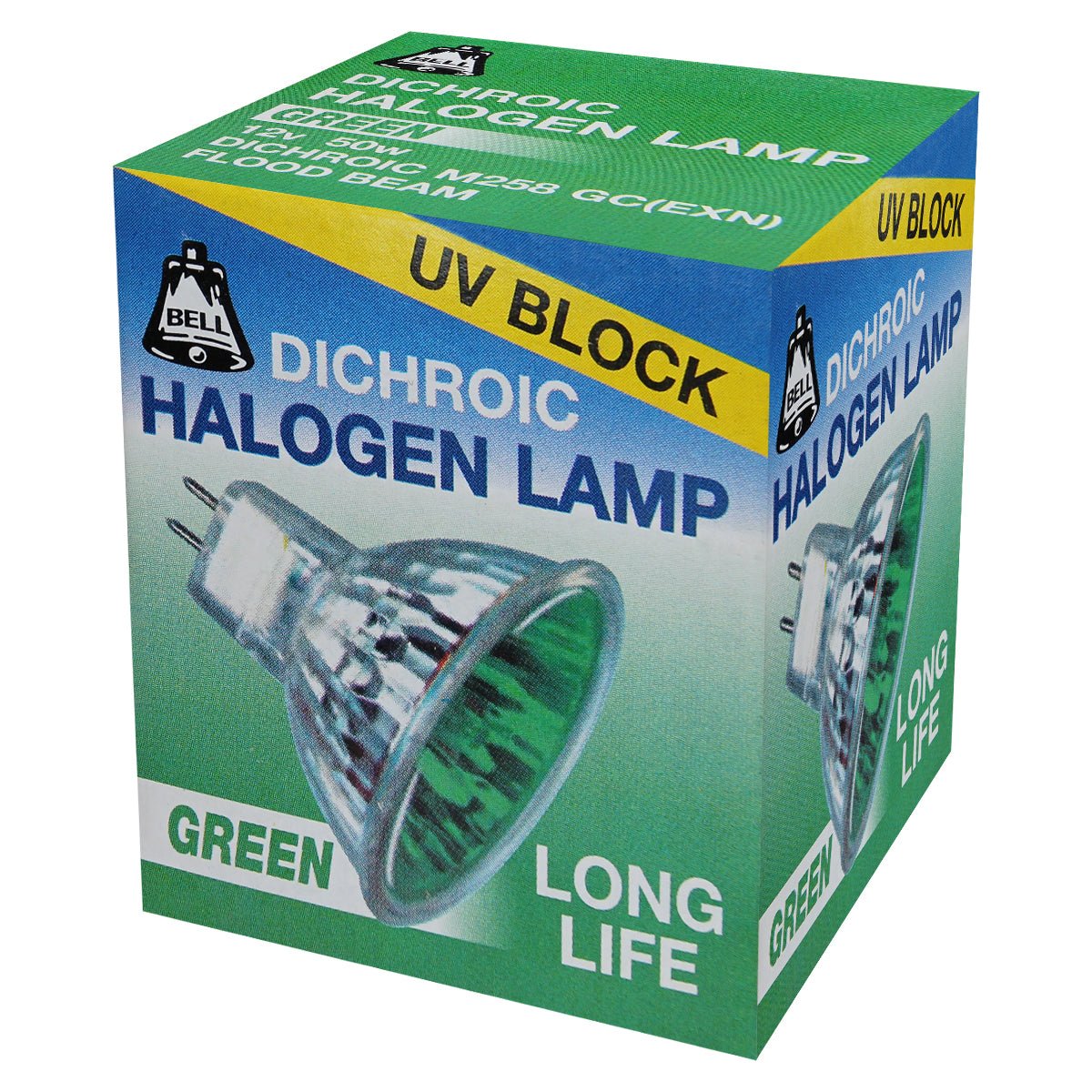 50W Green MR16 Halogen 12V Low Voltage Light Bulb - Energy Light Bulbs - Free delivery on all orders