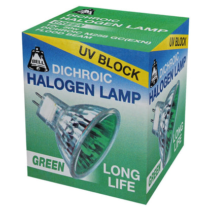 50W Green MR16 Halogen 12V Low Voltage Light Bulb - Energy Light Bulbs - Free delivery on all orders