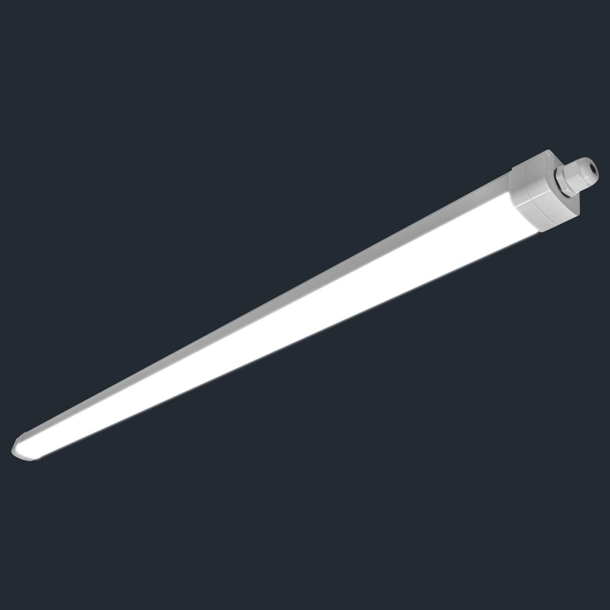 50W LED Batten Light IP65 Rated Cool White 6500K White Diffuser - Energy Light Bulbs - Free delivery on all orders