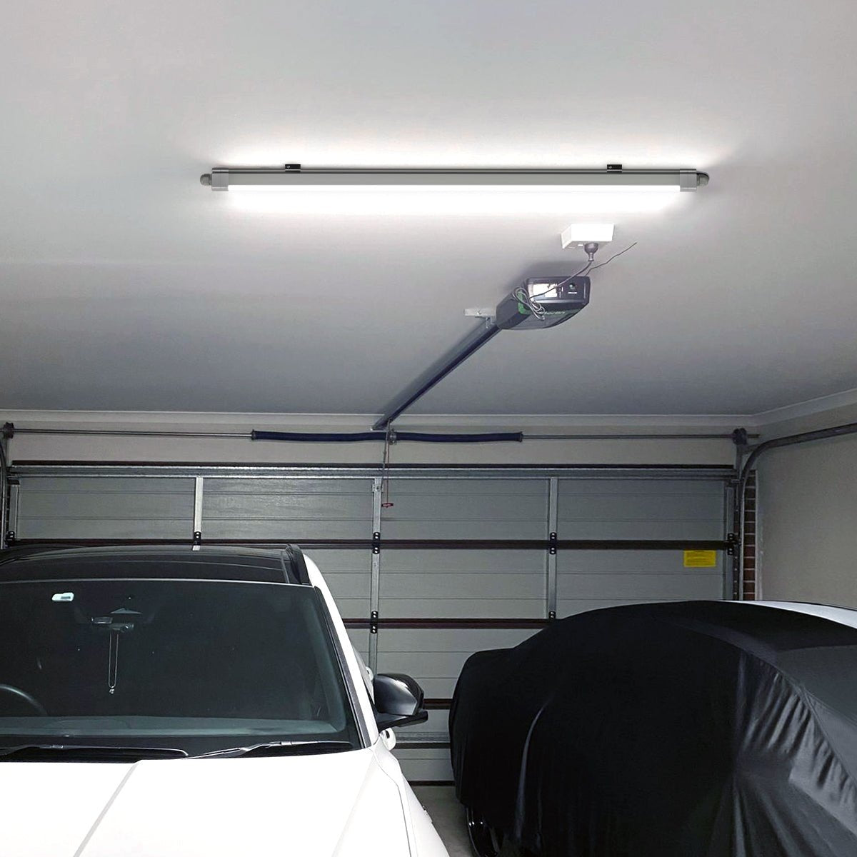 50W LED Batten Light IP65 Rated Cool White 6500K White Diffuser - Energy Light Bulbs - Free delivery on all orders