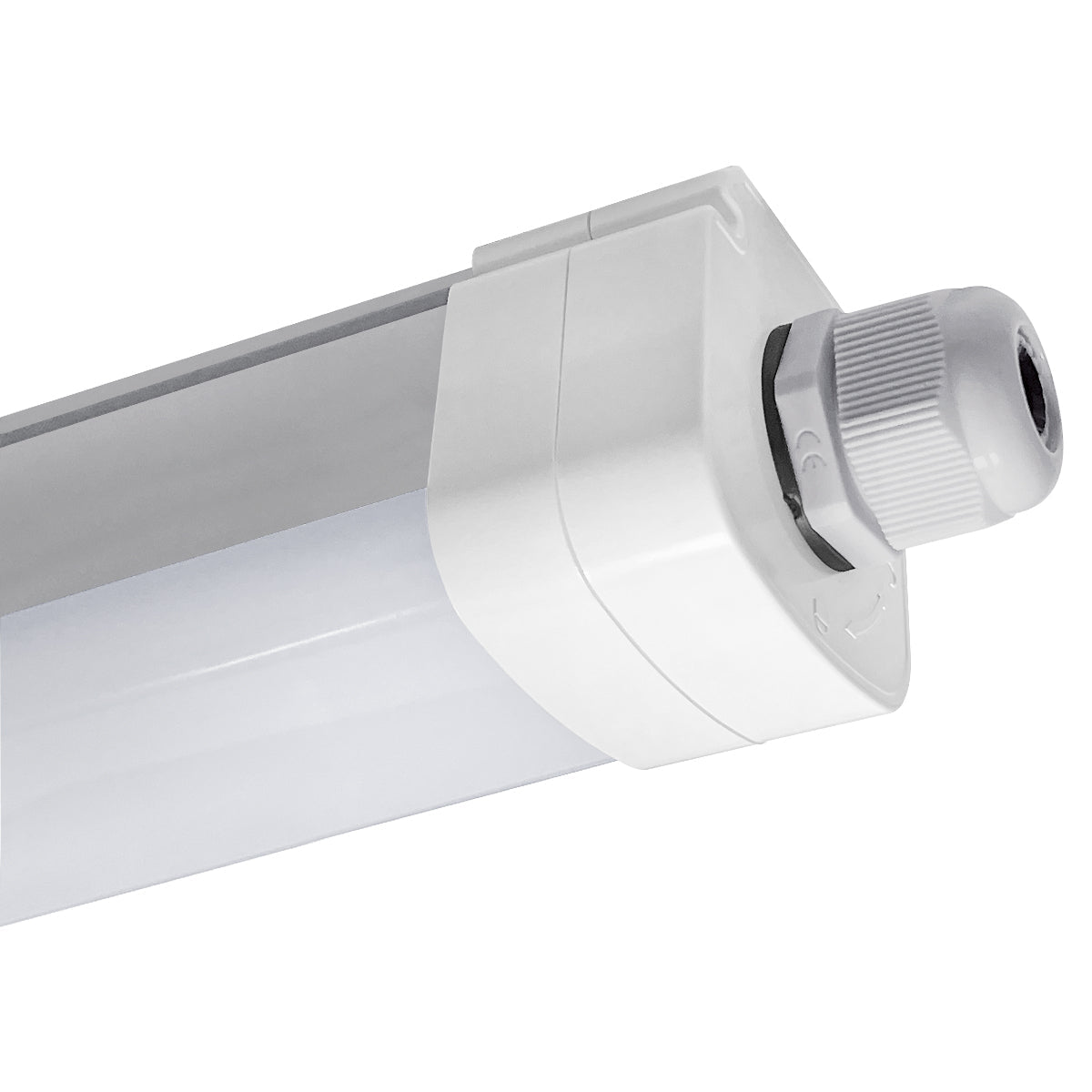 50W LED Batten Light IP65 Rated Cool White 6500K White Diffuser - Energy Light Bulbs - Free delivery on all orders