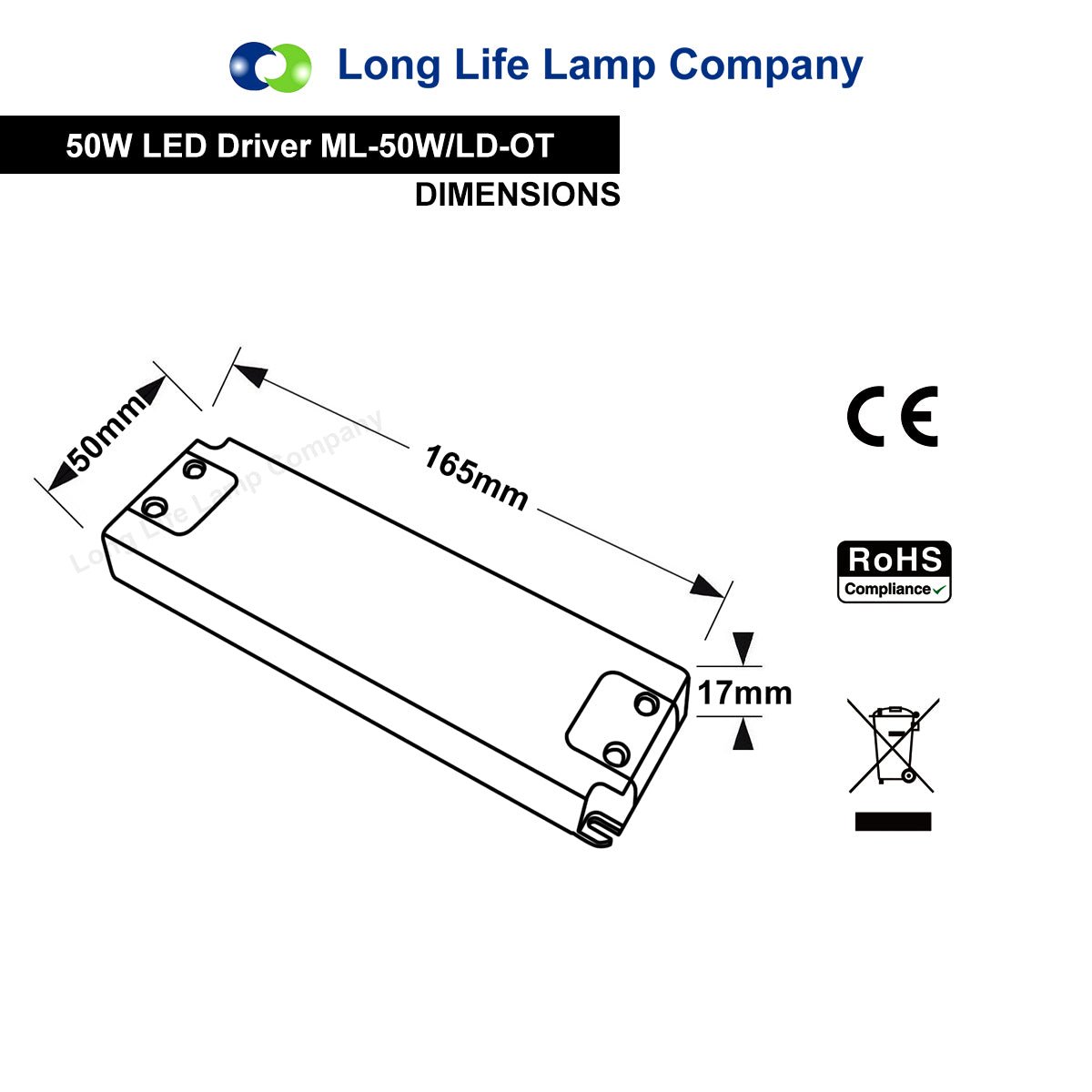 50w LED Driver Transformer - Energy Light Bulbs - Free delivery on all orders