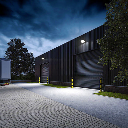 50W LED Floodlight Black Cool White 6500K with Detachable PIR Sensor - Energy Light Bulbs - Free delivery on all orders