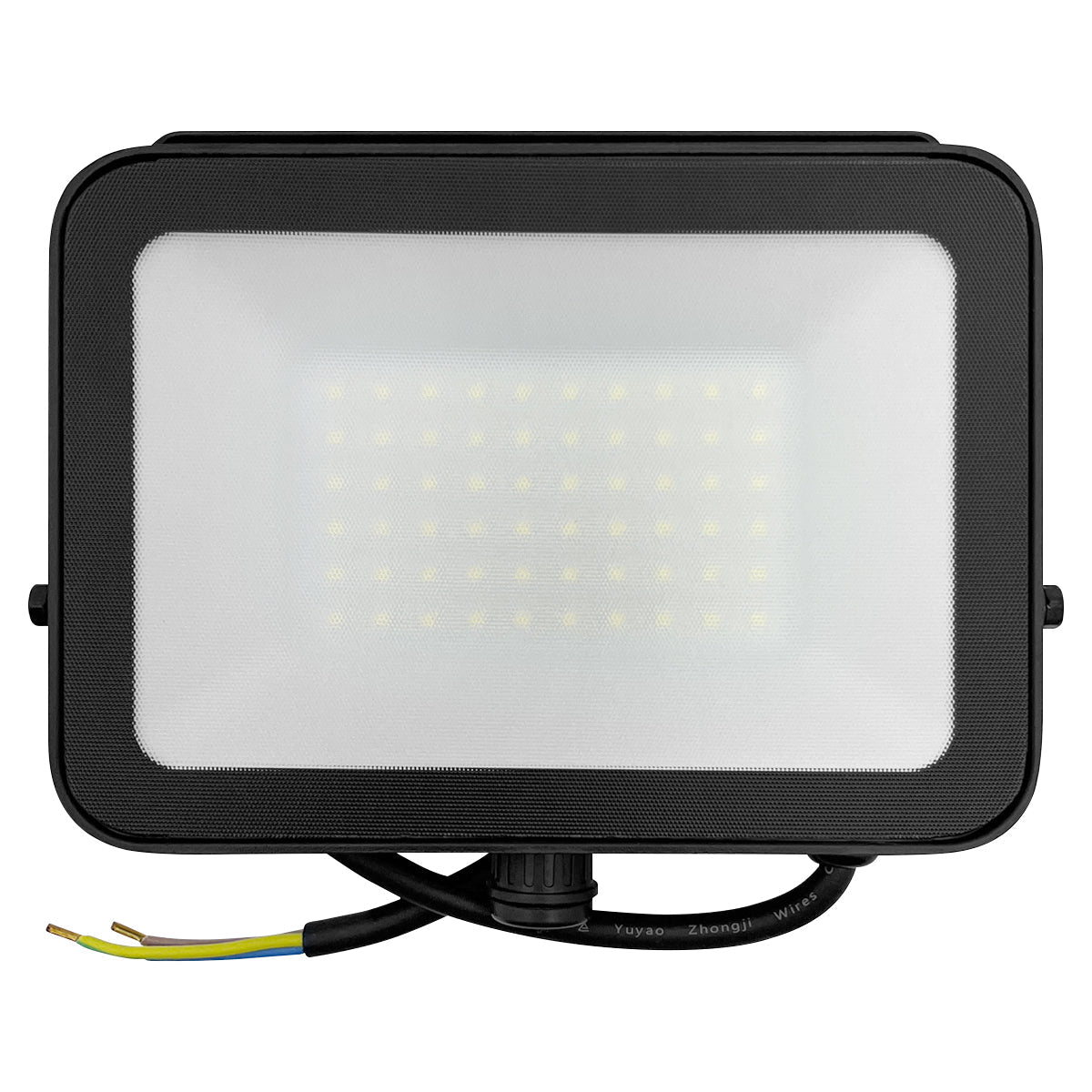 50W LED Floodlight Black Cool White 6500K with Detachable PIR Sensor - Energy Light Bulbs - Free delivery on all orders