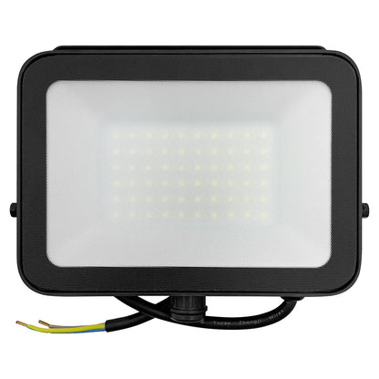 50W LED Floodlight Black Cool White 6500K with Detachable PIR Sensor - Energy Light Bulbs - Free delivery on all orders