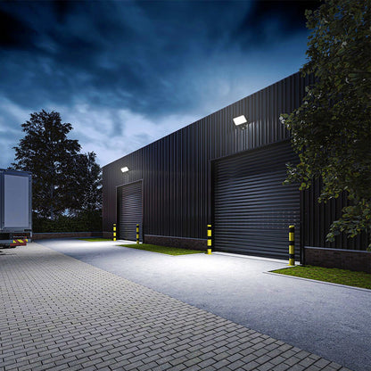 50W LED Floodlight Black Cool White 6500K with Detachable PIR Sensor - Energy Light Bulbs - Free delivery on all orders