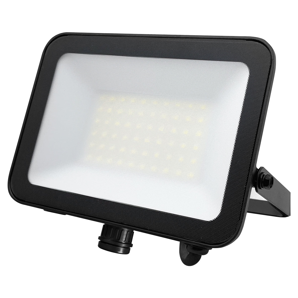 50W LED Floodlight Black Cool White 6500K with Detachable PIR Sensor - Energy Light Bulbs - Free delivery on all orders