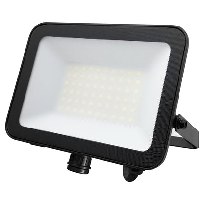 50W LED Floodlight Black Cool White 6500K with Detachable PIR Sensor - Energy Light Bulbs - Free delivery on all orders