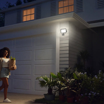 50W LED Floodlight Black Natural White 4000K with Detachable PIR Sensor - Energy Light Bulbs - Free delivery on all orders