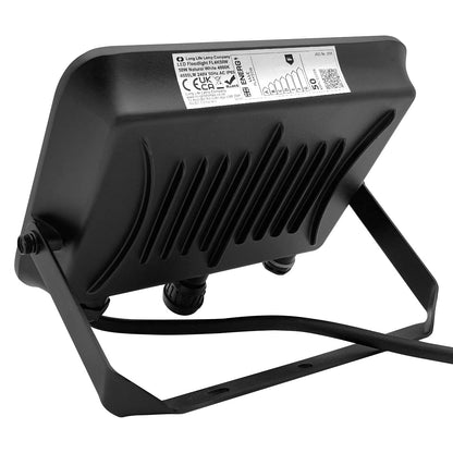 50W LED Floodlight Black Natural White 4000K with Detachable PIR Sensor - Energy Light Bulbs - Free delivery on all orders