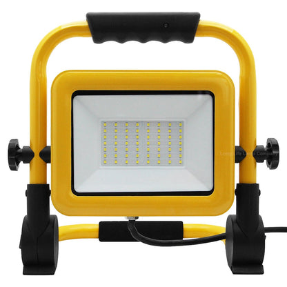 50W LED Portable Flood Work Light 240V IP65 6000K - Energy Light Bulbs - Free delivery on all orders