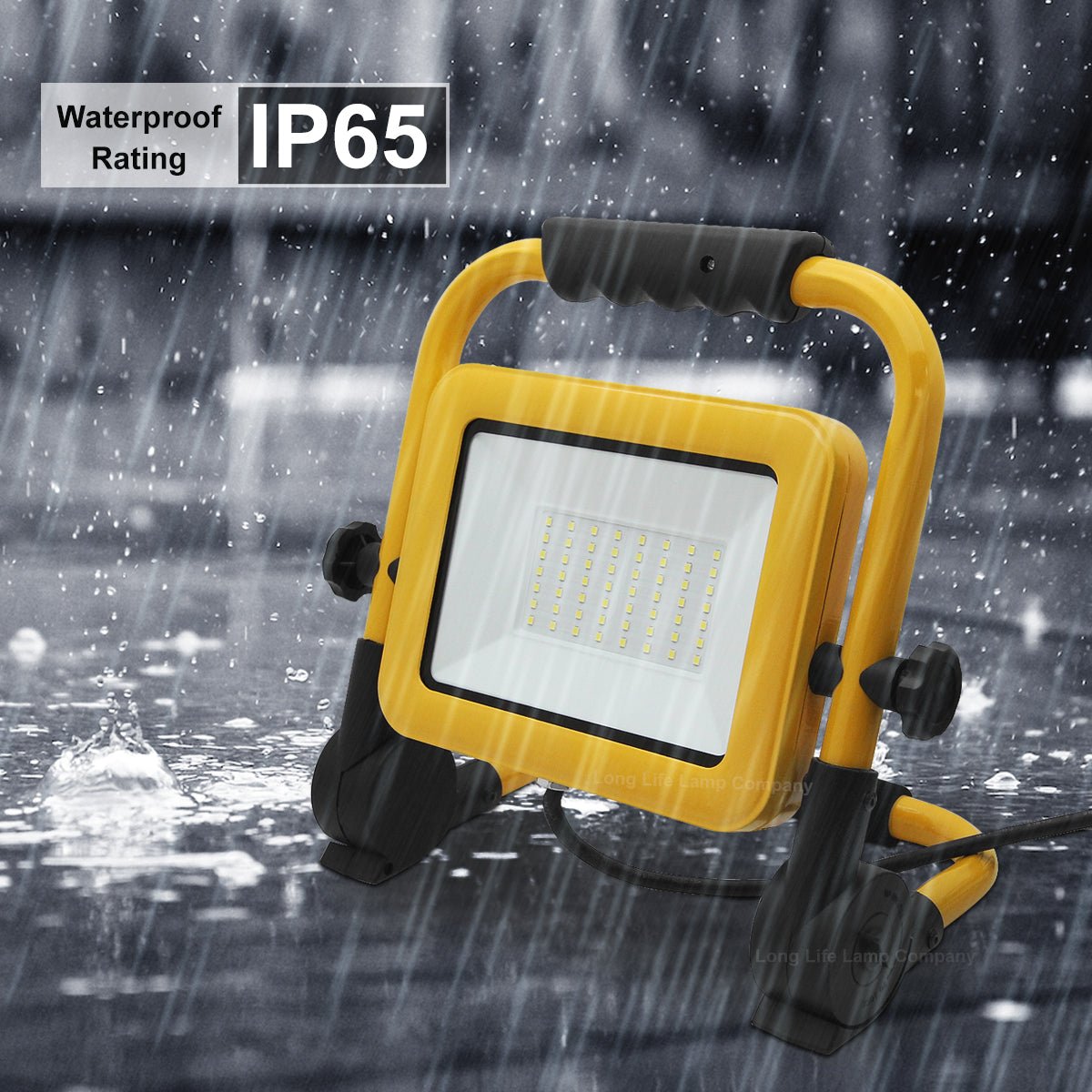 50W LED Portable Flood Work Light 240V IP65 6000K - Energy Light Bulbs - Free delivery on all orders