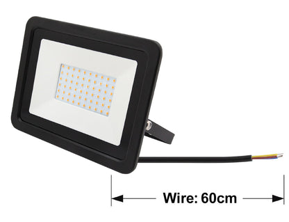 50W Outdoor LED Flood Light Warm White 3000K IP65 - Energy Light Bulbs - Free delivery on all orders