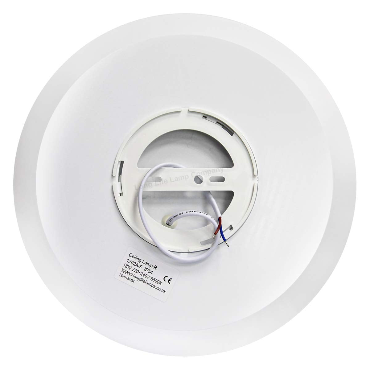 18w Round LED Ceiling Light Flush Mount IP54 6500k Bright Daylight - Free delivery on all orders