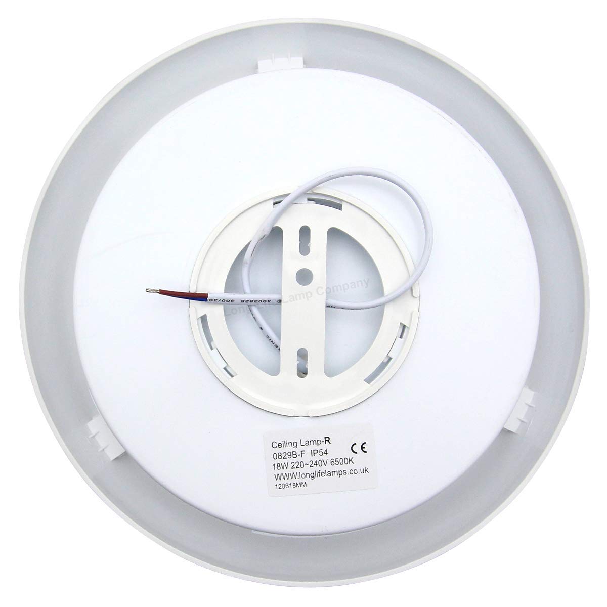 18w Round LED Ceiling Flush Mount Light IP54 6500k Bright Daylight - Free delivery on all orders