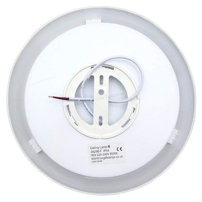 18w Round LED Ceiling Flush Mount Light IP54 6500k Bright Daylight - Free delivery on all orders