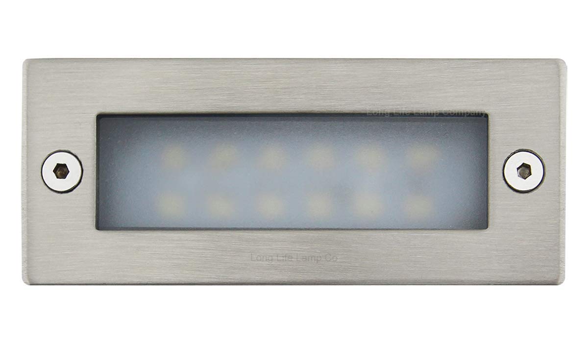 Mini 1.5w LED Cool White Outdoor Recessed Brick Light IP44