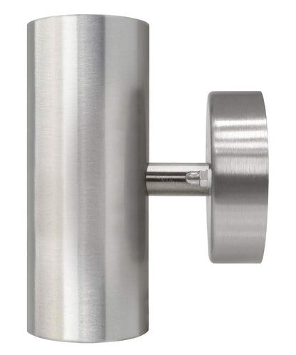 8W LED Double Outdoor Wall Light Stainless Steel Warm White