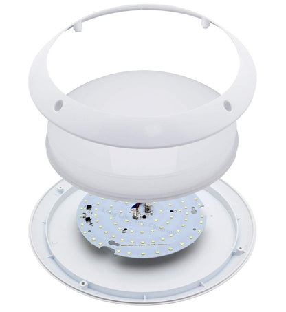 18w Round LED Ceiling Light Flush Mount IP54 6500k Bright Daylight - Free delivery on all orders